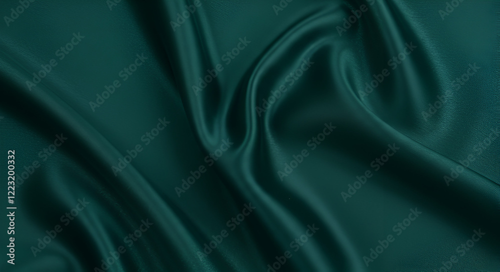 Obraz premium green silk background