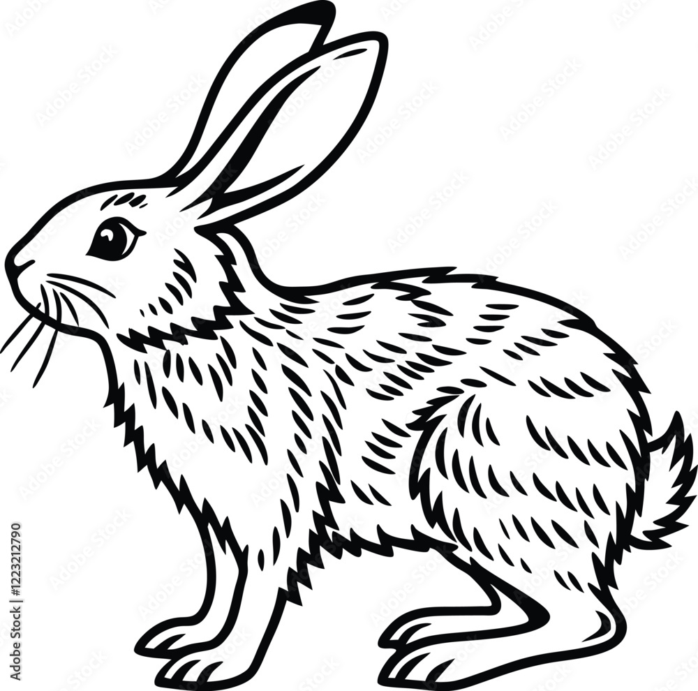 Rabbit Illustration Rabbit Illustration
