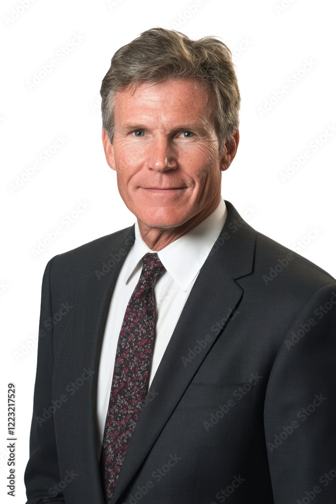 A professional headshot of a man in formal attire, isolated on a white background for corporate use, isolated on a transparent background. Cutout. A professional headshot of a man in formal attire, isolated on a white background for corporate use, isolated on a transparent background. Cutout.