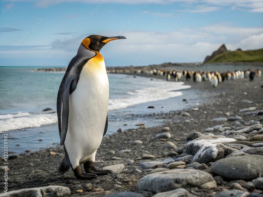 Obraz premium king penguin