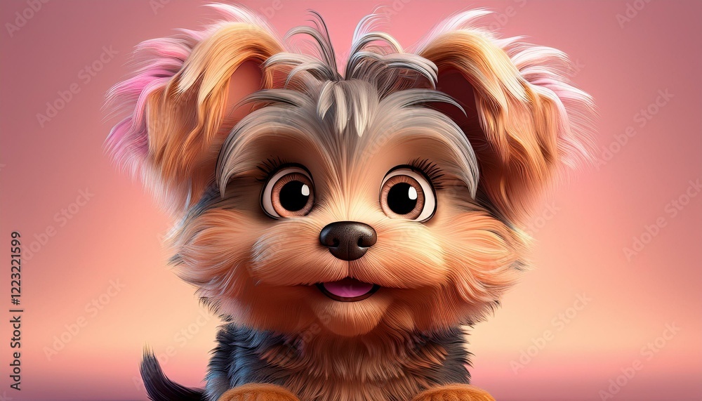 Naklejka premium Yorkshire Terrier
