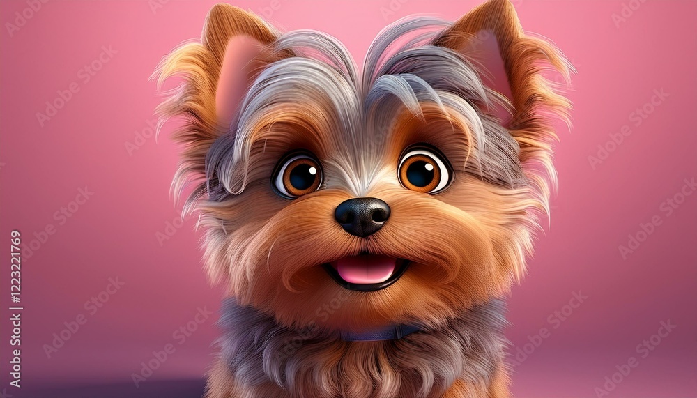 Naklejka premium Yorkshire Terrier