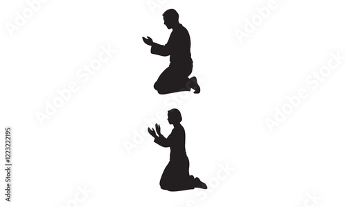 a person worshiping God