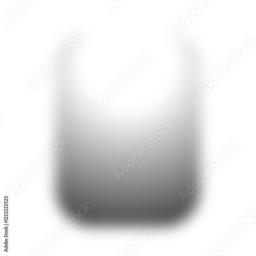 Gradient Black Shadow on isolate transparent background