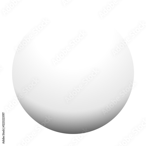 Gradient Black Circle Shadow on isolate transparent background