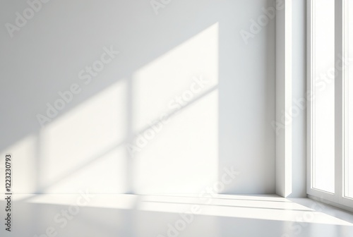 Clean White Wall Window Light Photography