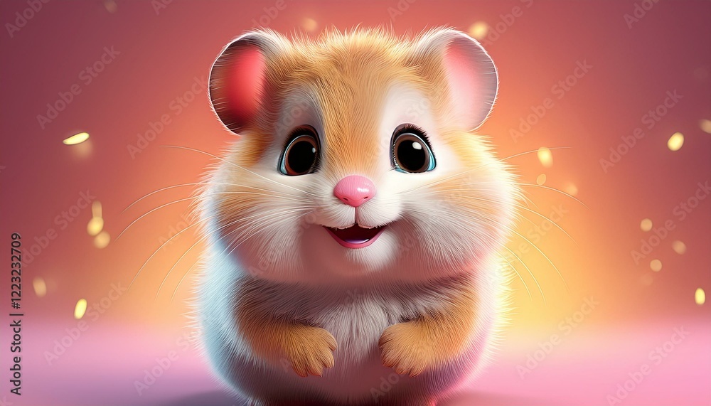 Fototapeta premium Niedlicher Hamster