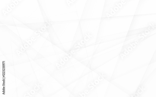 White Abstract Geometric Lines Background