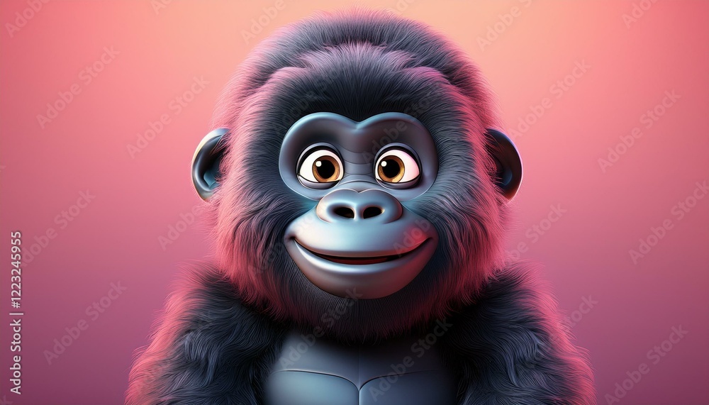 Fototapeta premium Niedlicher Gorilla