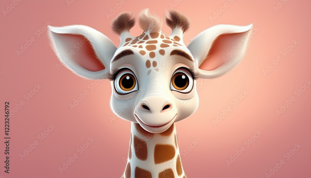 Obraz premium Niedliche Giraffe