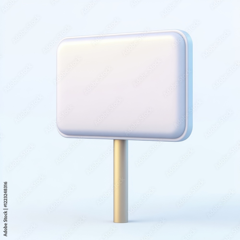 A blank, rectangular sign on a wooden post, set against a light background, ideal for advertising or informational purposes. A blank, rectangular sign on a wooden post, set against a light background, ideal for advertising or informational purposes.