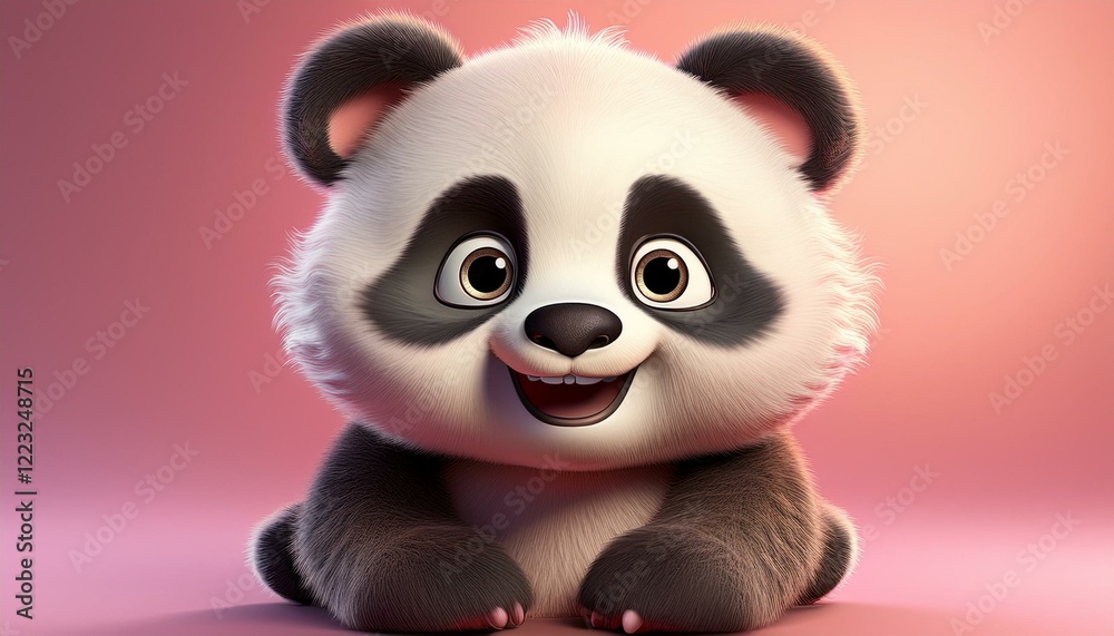 Fototapeta premium Niedlicher Pandabär