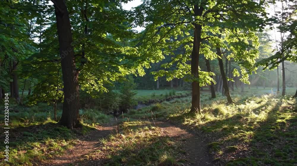 Tranquil Trail Symbolizing Personal Growth Tranquil Trail Symbolizing Personal Growth