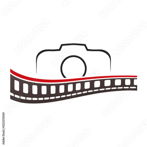 film strip with film