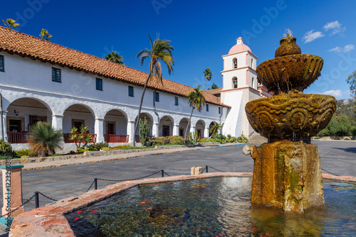 The historic Santa Barbara Mission