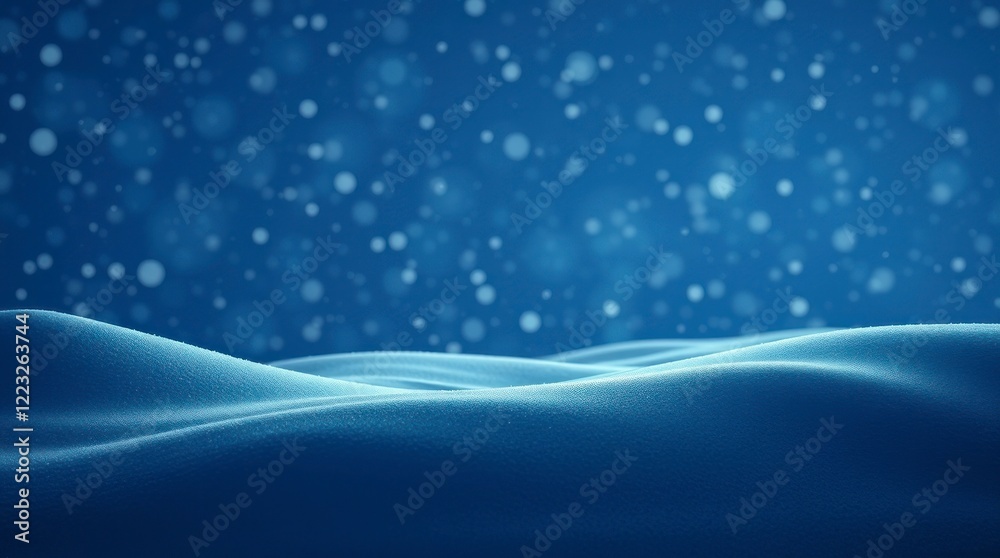A panoramic winter scene in jet black. A panoramic winter scene in jet black.