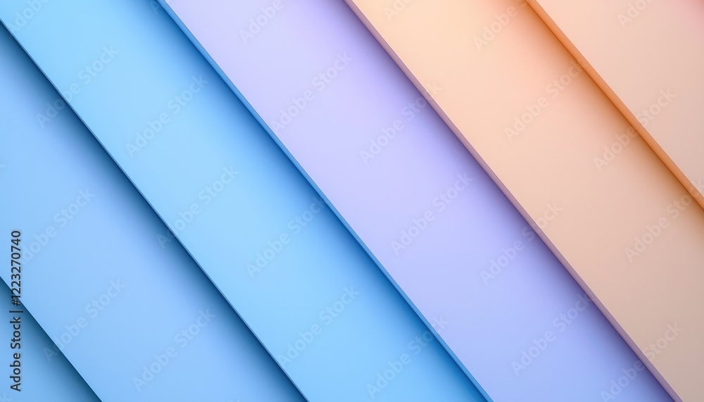 Fototapeta premium Abstract Pastel Diagonal Lines Background Design