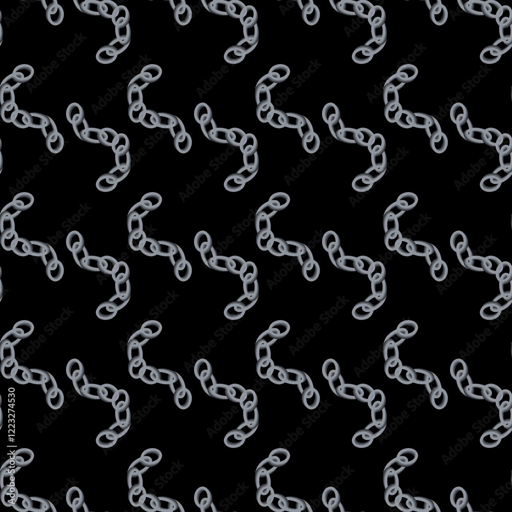 Intricate seamless pattern design featuring intertwined forms on a dark background Intricate seamless pattern design featuring intertwined forms on a dark background