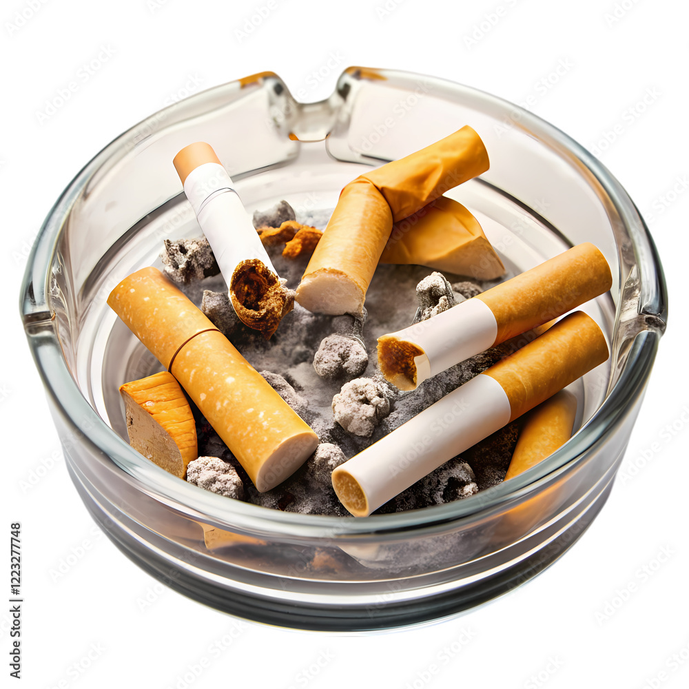 Smoking prevention lungs and cigarettes ashtray Smoking prevention lungs and cigarettes ashtray