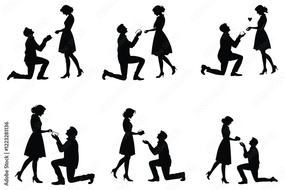 Fototapeta premium create a silhouette illustration of a man propose