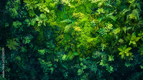 green moss background