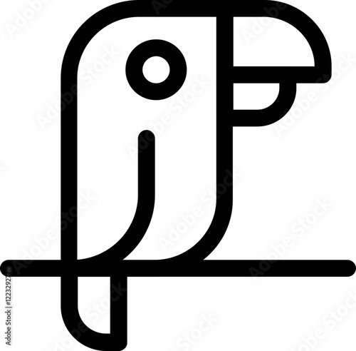 Duck live art icon