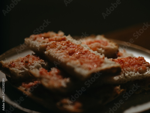 Bread with tomato
