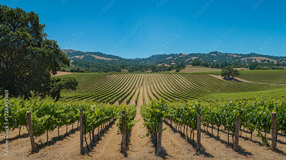 Fototapeta premium vineyard in region