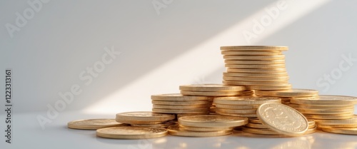 stack of gold coins Plenty of Collectible Coins photo