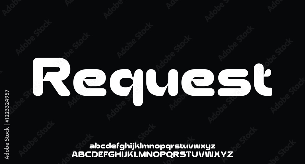 Abstract technology futuristic alphabet font. digital space typography vector illustration design Abstract technology futuristic alphabet font. digital space typography vector illustration design
