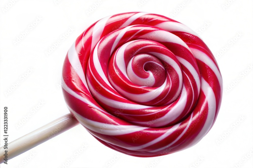 Colorful Lollipops isolated on background generative ai Colorful Lollipops isolated on background generative ai