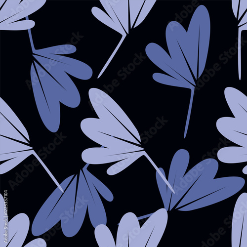 Colorful garden flowers on white background. Seamless vector pattern. Vintage print with inflorescences. Retro textile collection