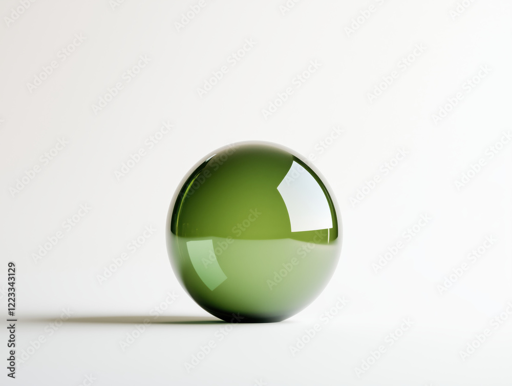 A Radiant Green Sphere Shimmers Against a Pure White Background, Creating a Stunning Visual Contrast and Emphasizing Its Luminous Beauty in a Minimalist Setting. A Radiant Green Sphere Shimmers Against a Pure White Background, Creating a Stunning Visual Contrast and Emphasizing Its Luminous Beauty in a Minimalist Setting.