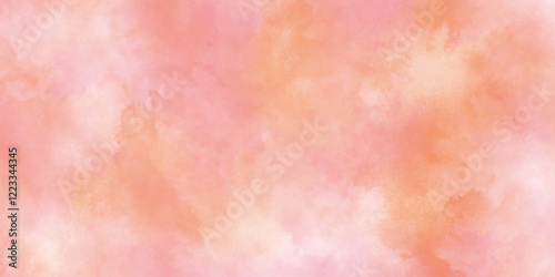Abstract background yellow wall grunge watercolor drawing on a paper.orange red fiery golden brown black abstract background for design,beautiful watercolor background for your design, 