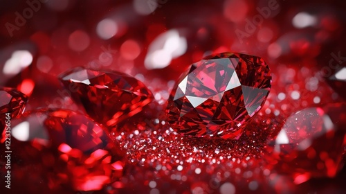 Radiant Red Rubies: A Dazzling Display of Precious Gems