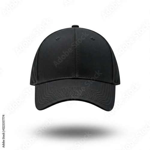Blank schwarzes basecap vor weißem Hintergrund hollow man Fotografie photo