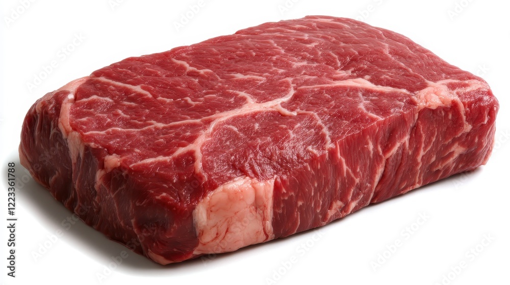 Fresh Raw Beef Steak Cut Isolated on White Background for Cooking Fresh Raw Beef Steak Cut Isolated on White Background for Cooking