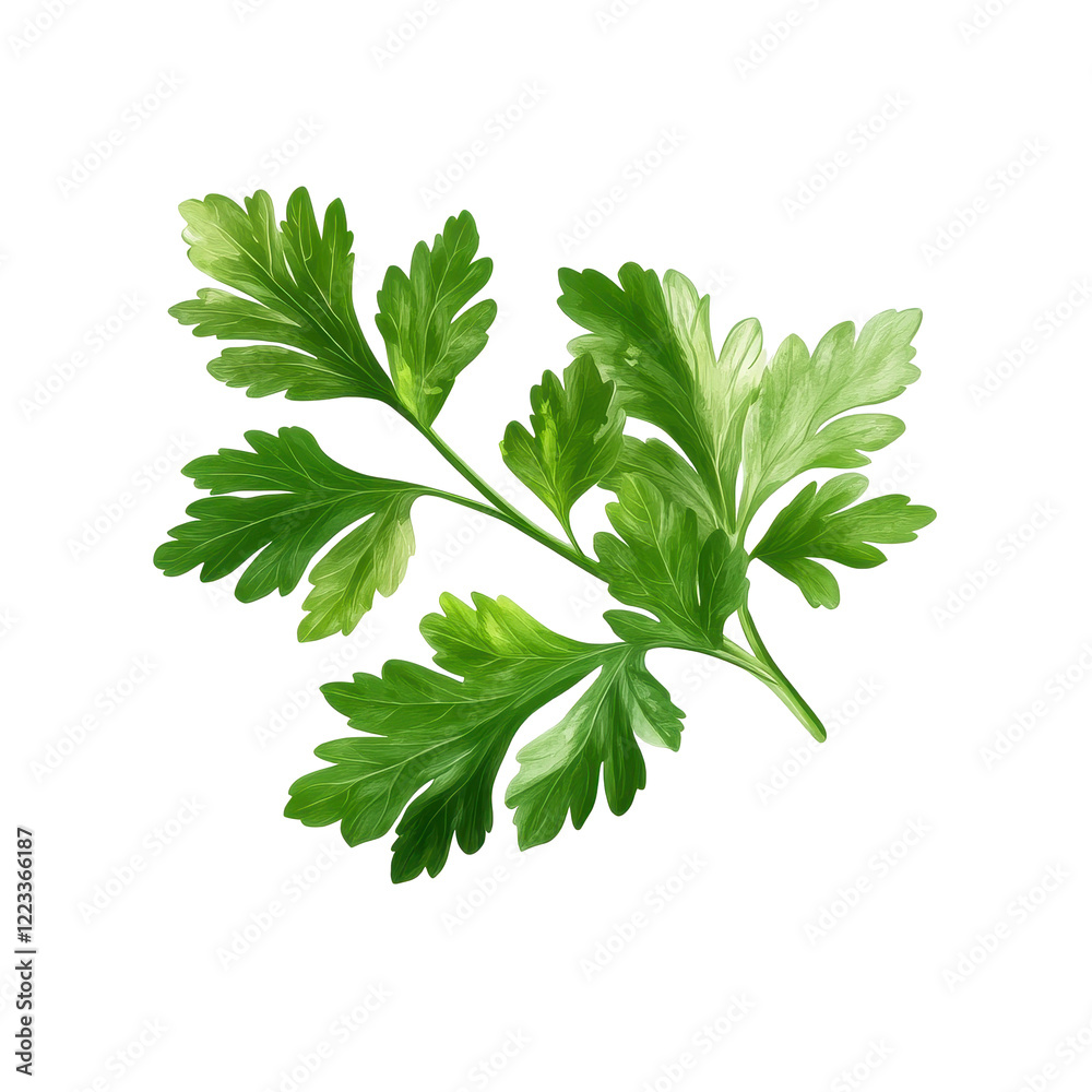 Fresh celery mint parsley leaf isolated on a transparent background showcasing vibrant green hues, Celery Mint Parsley leaf isolated on trransparent Fresh celery mint parsley leaf isolated on a transparent background showcasing vibrant green hues, Celery Mint Parsley leaf isolated on trransparent
