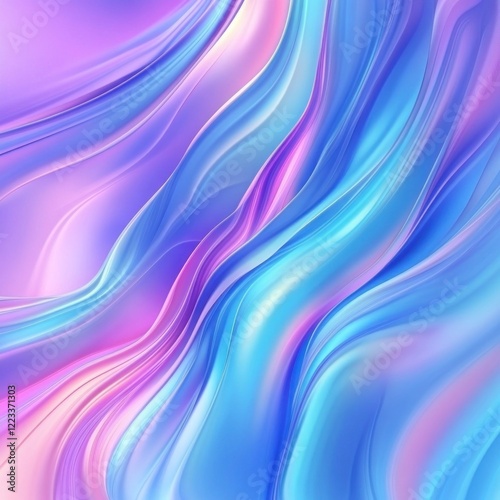 Wallpaper Mural Abstract colorful swirls, vibrant background, fluid design, website banner Torontodigital.ca