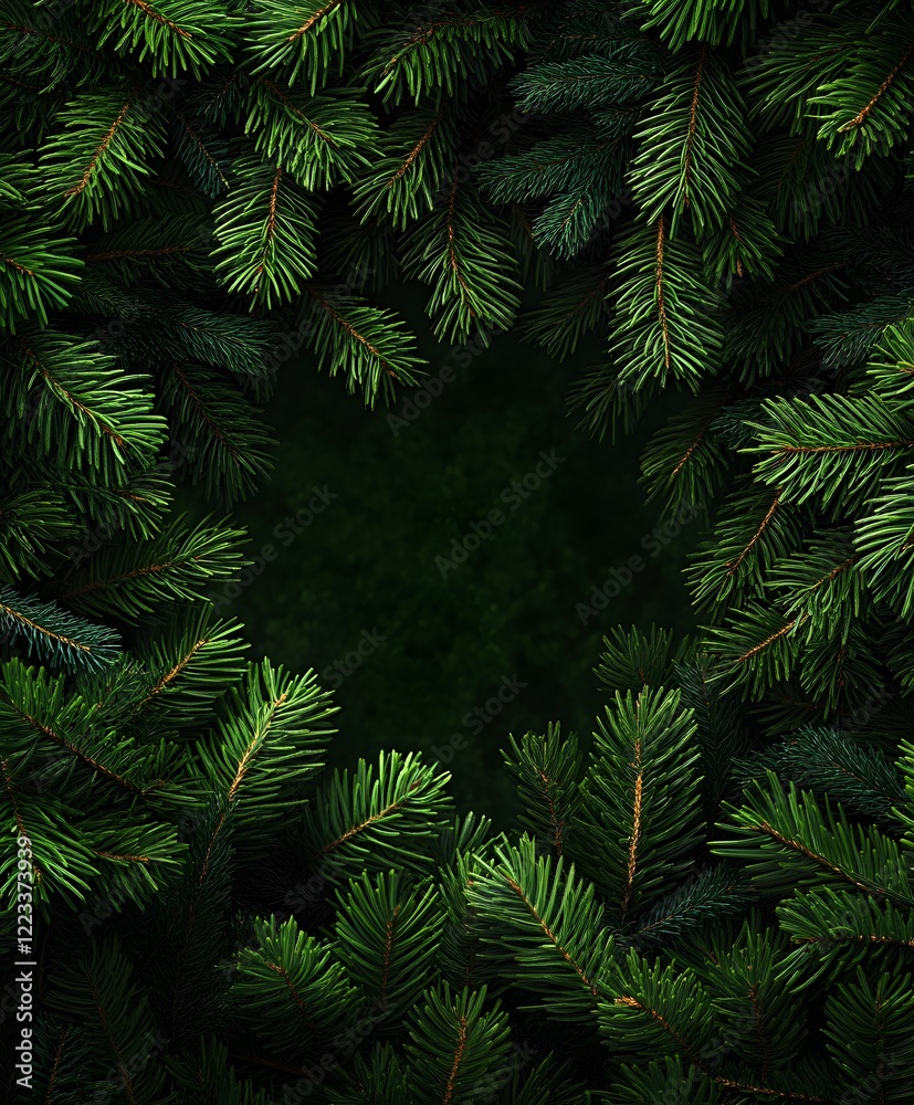 background of fir branches background of fir branches