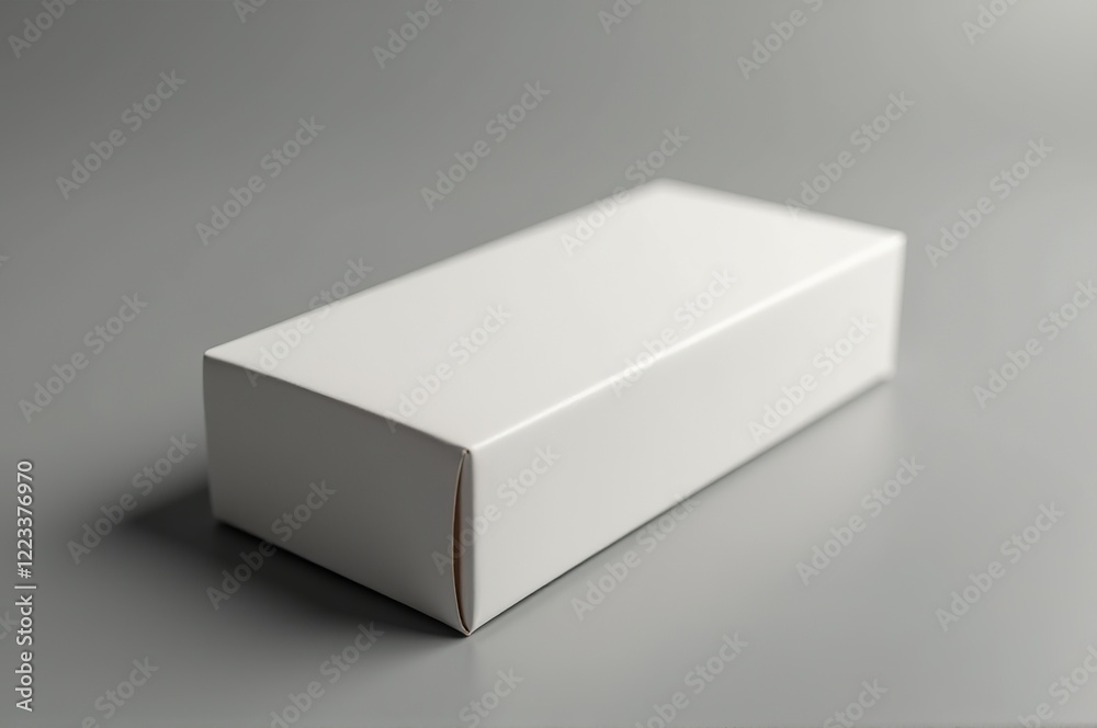 A clean, unmarked rectangular box lies on a sleek, neutral surface, evoking a sense of anticipation. Its simplicity suggests hidden treasures waiting to be discovered A clean, unmarked rectangular box lies on a sleek, neutral surface, evoking a sense of anticipation. Its simplicity suggests hidden treasures waiting to be discovered