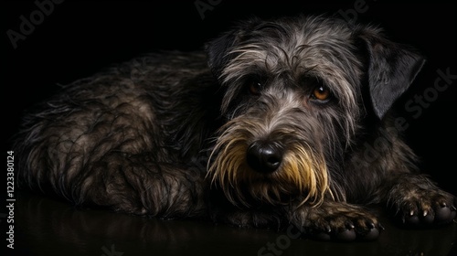  Portrait of a dog with a warm and expressive gaze, a heartwarming and loyal companion photo