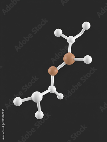 Pindolol molecule. It is nonselective beta adrenergic receptor blocker, used to treat hypertension, edema. Molecular model. 3D rendering photo