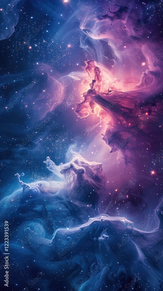 Fototapeta premium purple galaxy abstract concept background