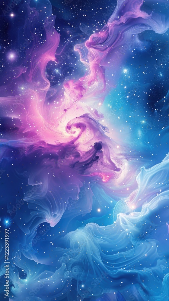 Obraz premium purple galaxy abstract concept background