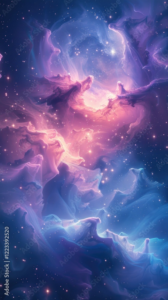 Fototapeta premium purple galaxy abstract concept background