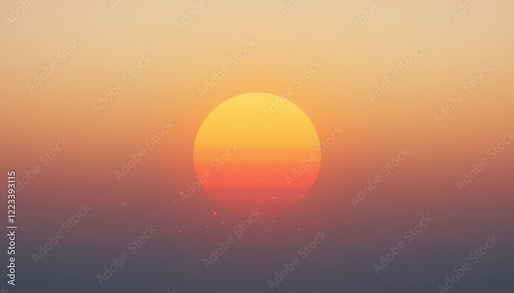 Stunning Sunset Scene Orange Yellow Hues Warm Atmospheric Sky Peaceful Serene Summer Evening Golden Hour Light Rays Nature Background Digital Art Stunning Sunset Scene Orange Yellow Hues Warm Atmospheric Sky Peaceful Serene Summer Evening Golden Hour Light Rays Nature Background Digital Art
