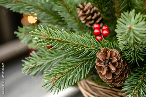 tree with cones