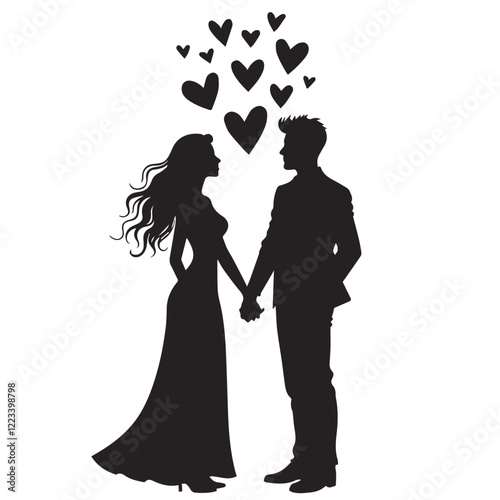 Hearts Entwined A Love Story in Silhouette 1