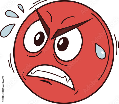 Red Angry Face emoji